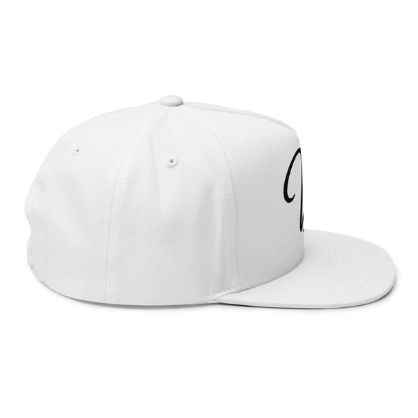 Flat Bill Cap (Embroidery)